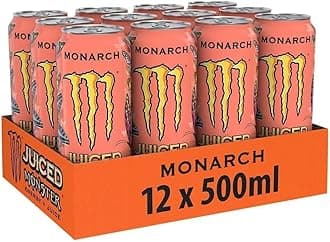 Monsters Monarch Super Sports Energy Drink, 500ml Cans, Pack of 12 (From UK)