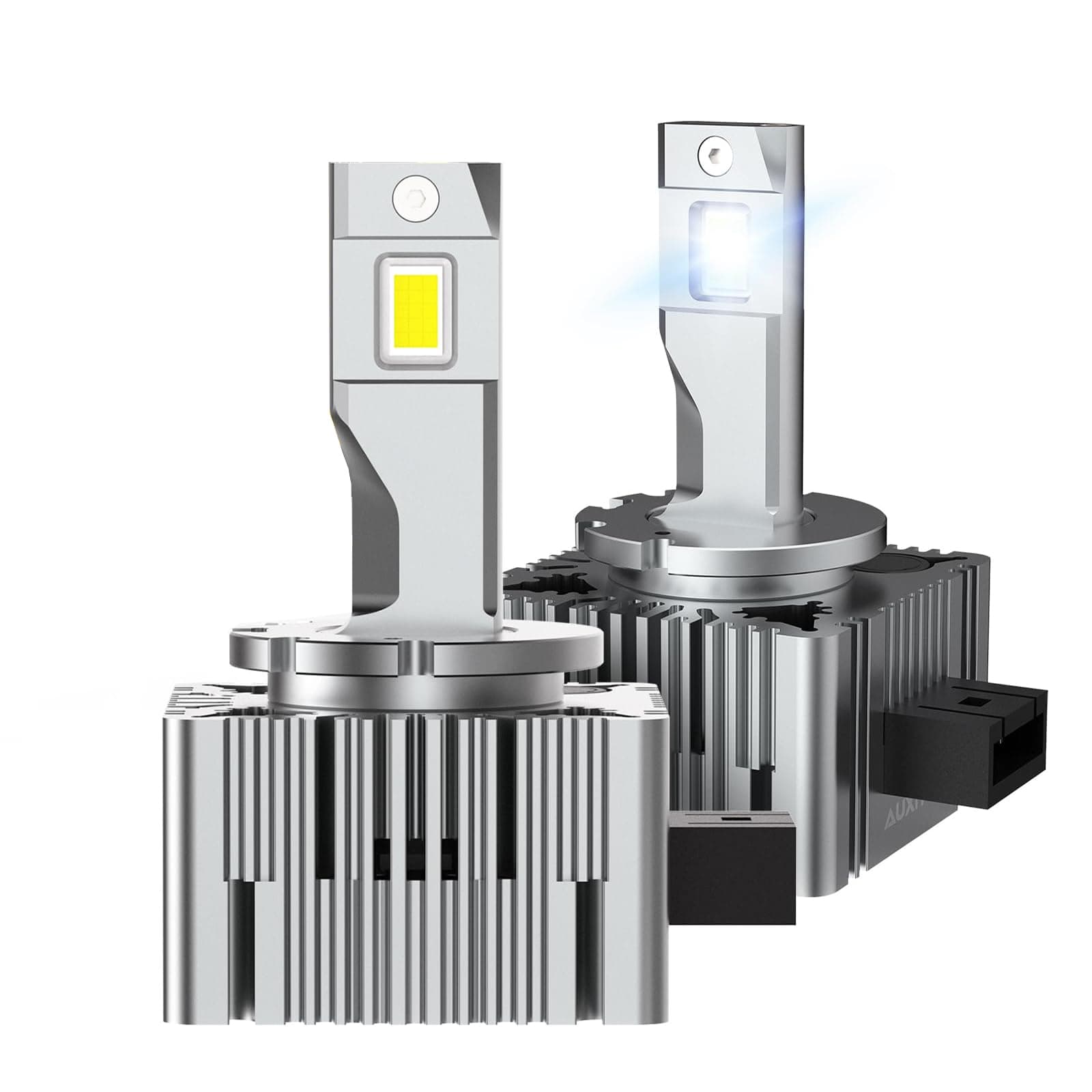 TERRIFI Led Headlight Bulb, 2 Pcs High and Low Beam Xenon HID Replacement Lights, 24000Lumens 120W 6000K White 500% Brightness, High and Low Beam Conversion Kit Plug and Play