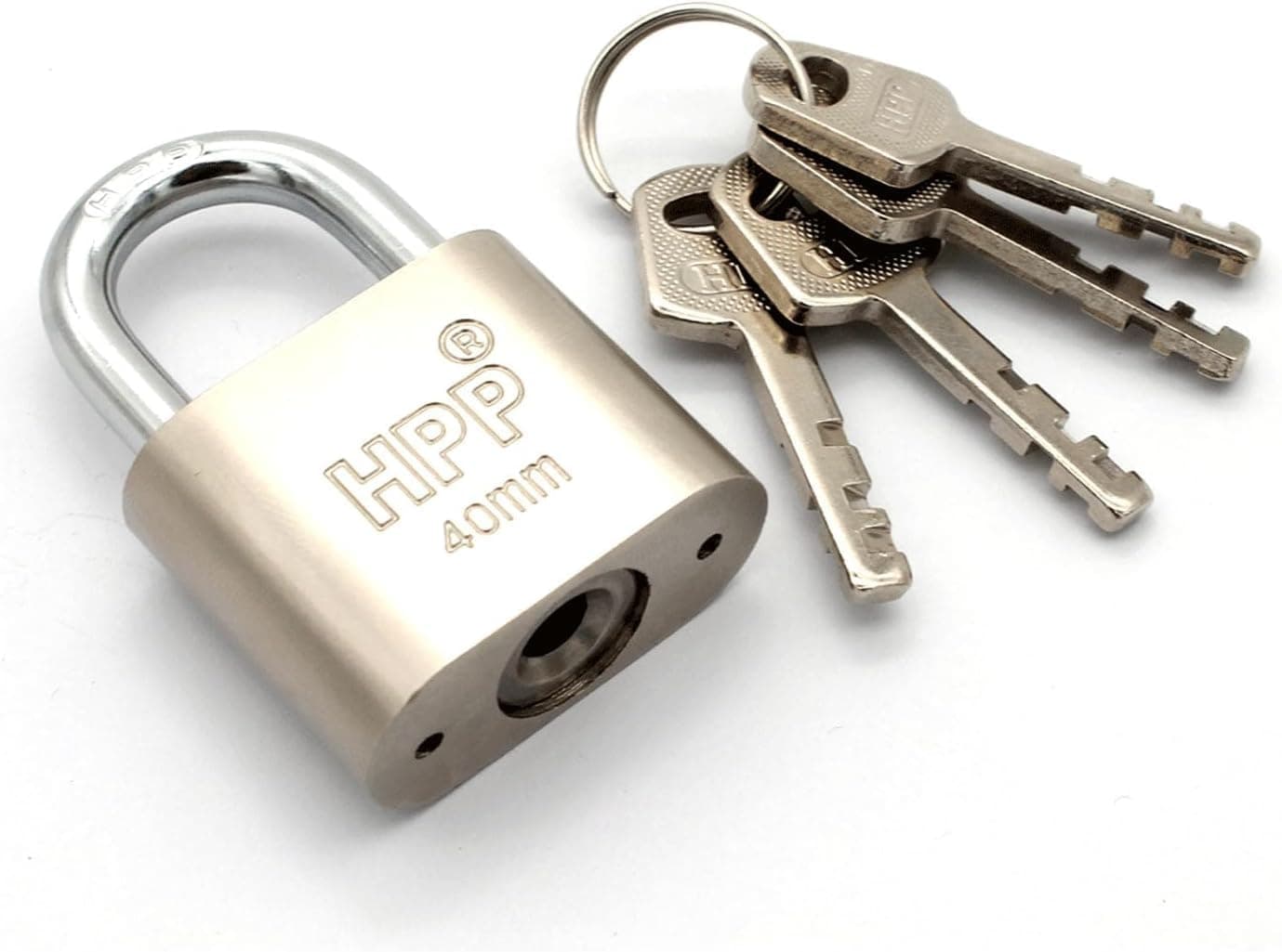 40mm Short Beam Masterlock with Key,Master Lock Key,Padlock with 4 Keys,Gym Locker Lock,Master Lock with Key,Lock for Gym Locker,Suitable for Sports lockers, toolboxes