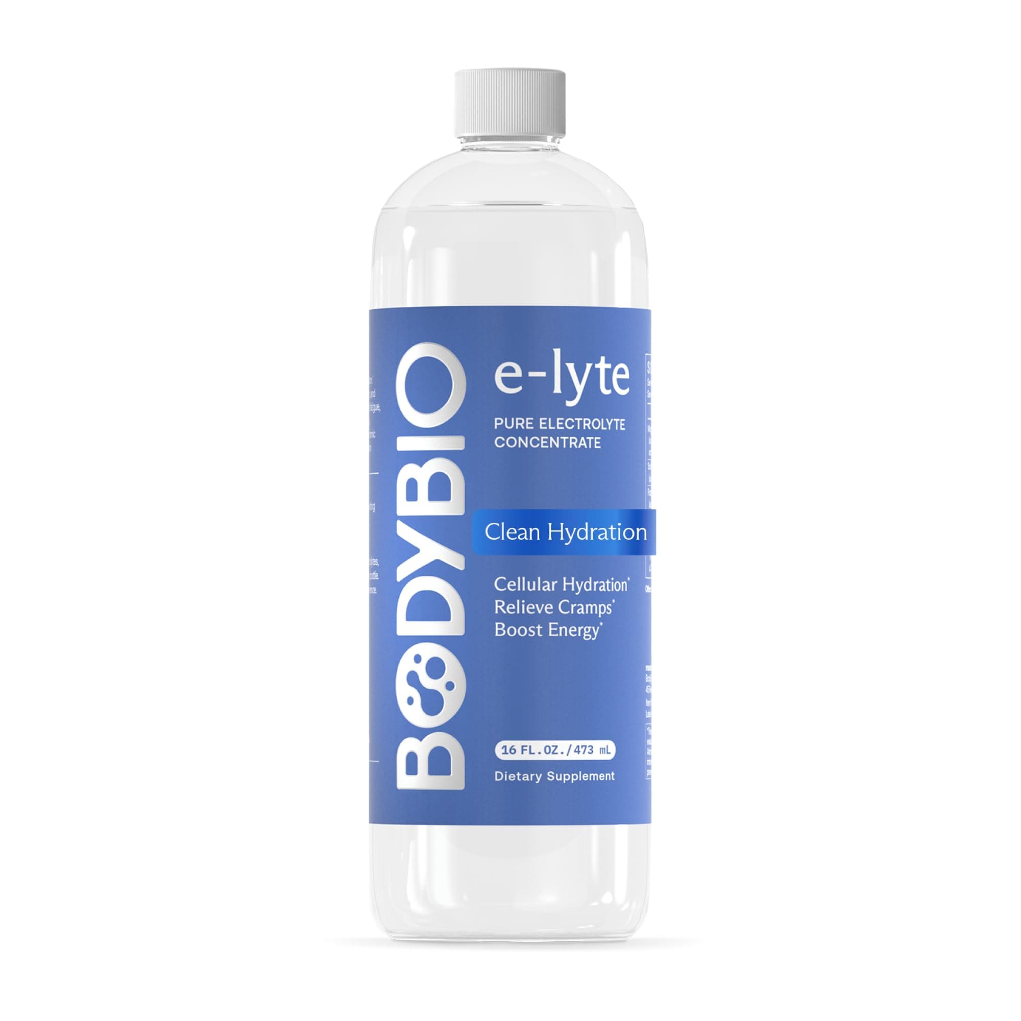 - e-lyte - Liquid Electrolyte Concentrate for Clean Hydration, Energy & Cramp Relief - No Sugar, No Artificial Flavors, No Fillers, Keto Friendly
