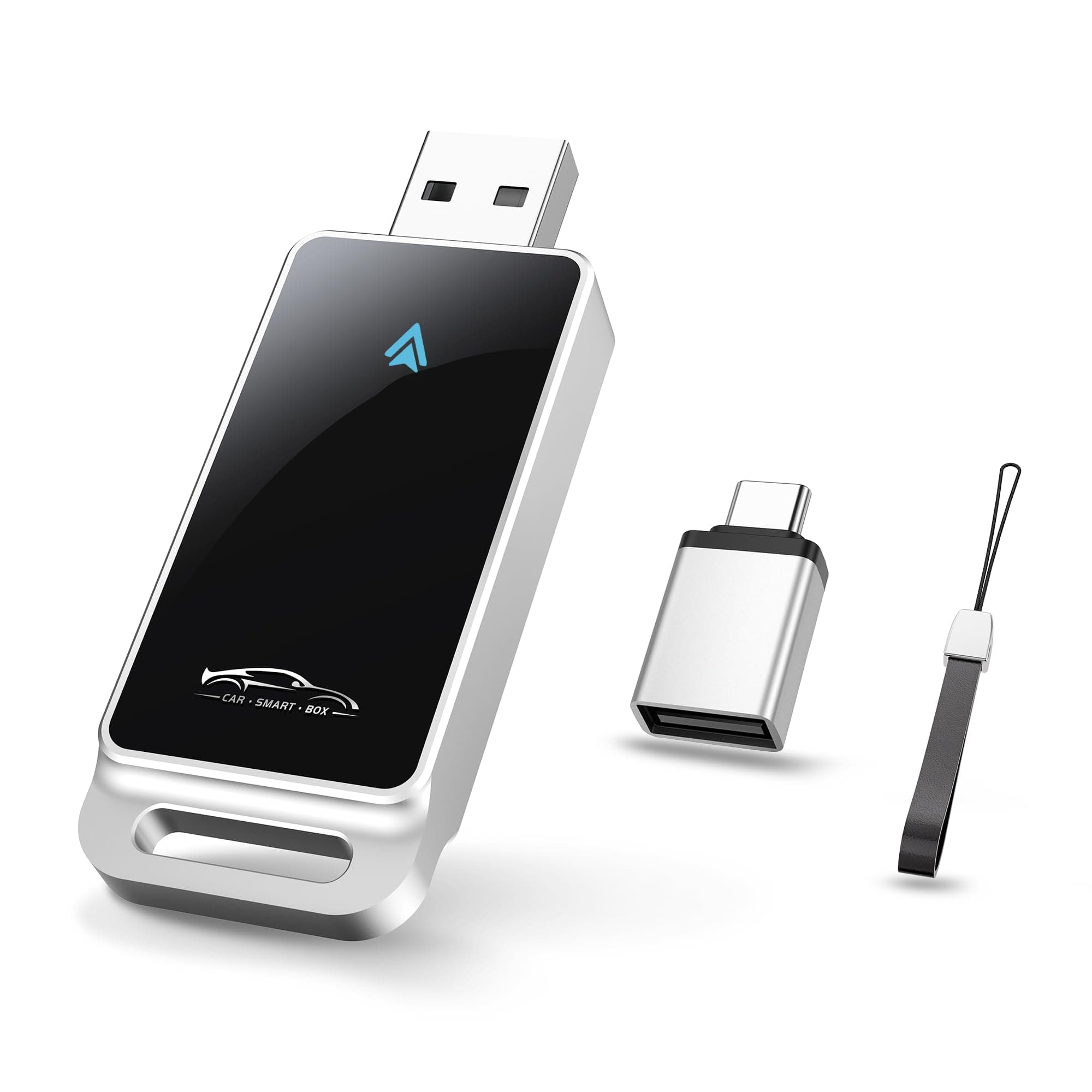 Android Auto Wireless Adapter, Convert Factory Wired to Wireless, Easy Plug and Play Setup, Zero Delay, Supports Voice Assistant, Compatible with Android 11+