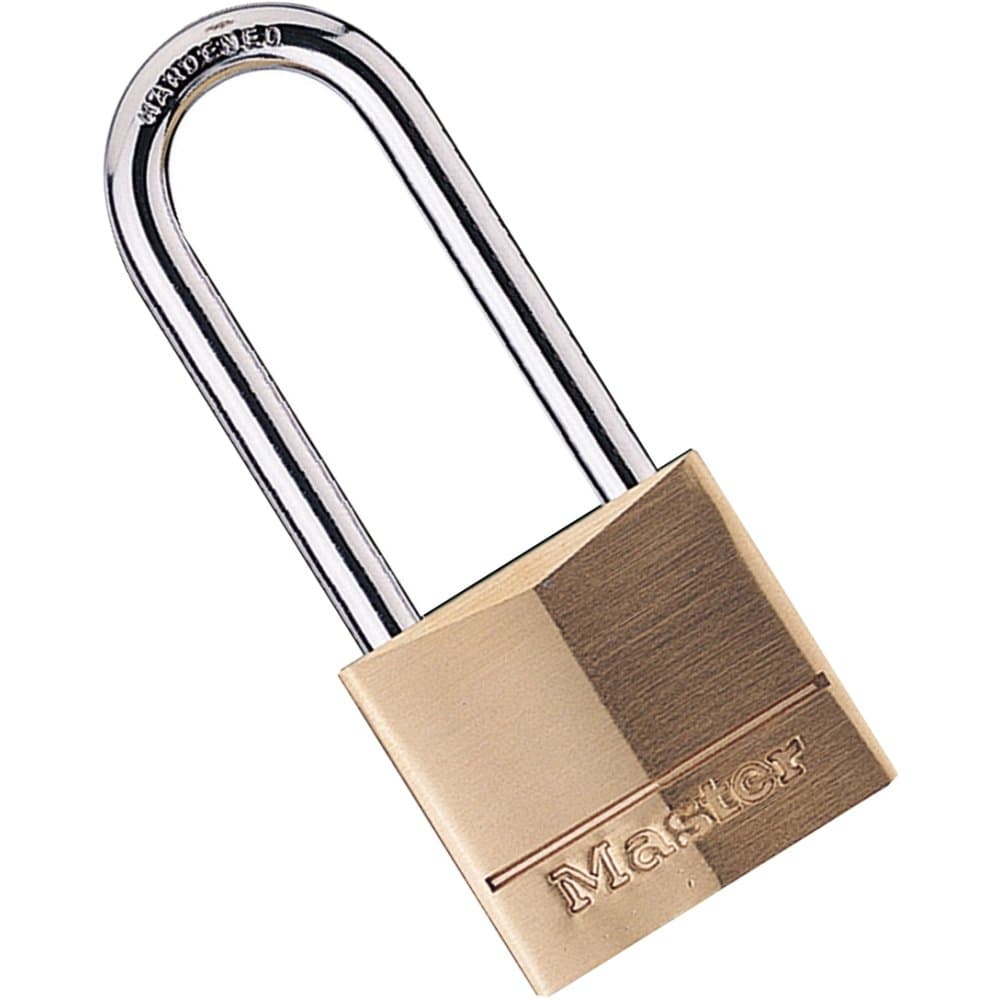 Master Lock 南京錠 無垢真鍮製 キー付き 幅1-9/16インチ 1 Pack 140DLH 1