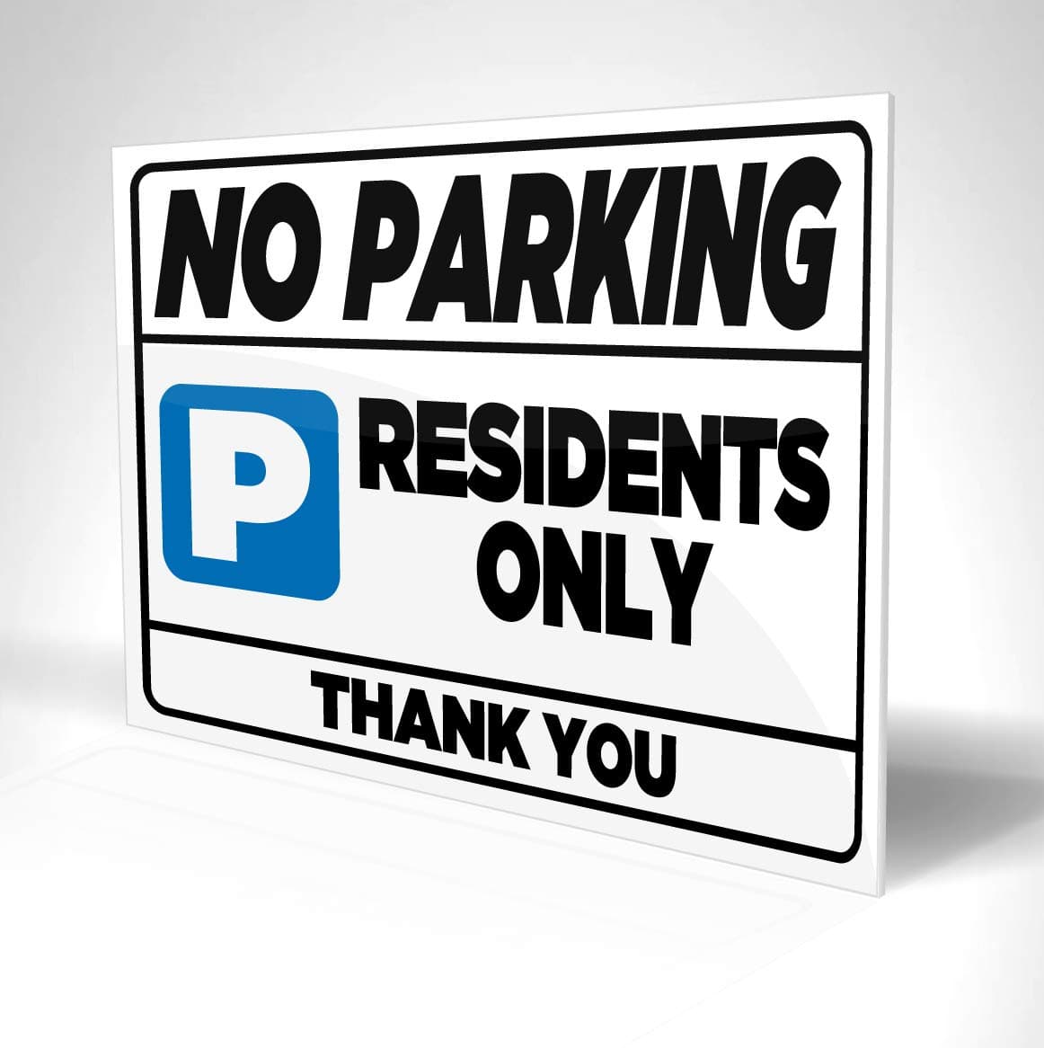 Residents Parking Only Sign - A3 Ali