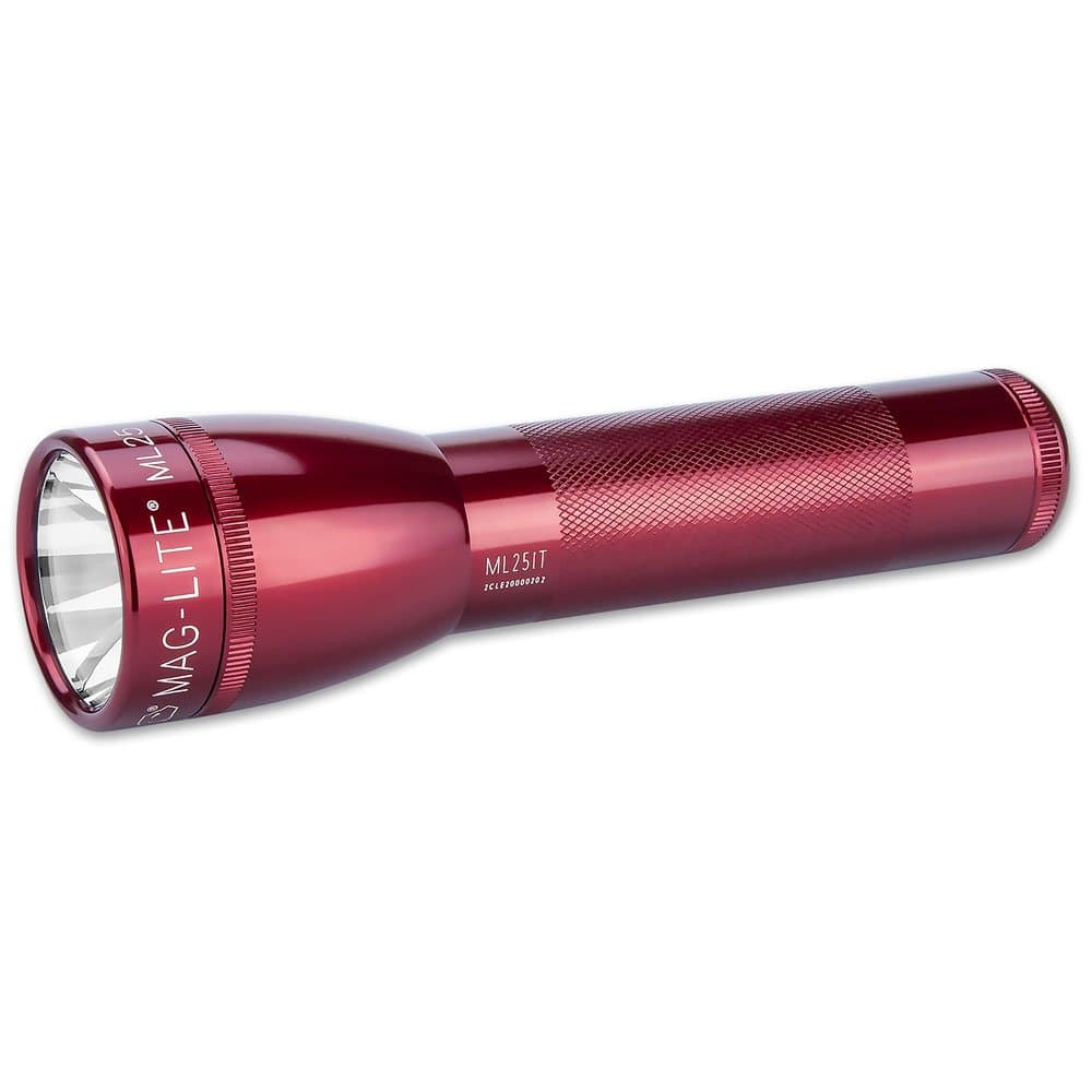 C-Cell Flashlight, Aluminium, Red, 163 m