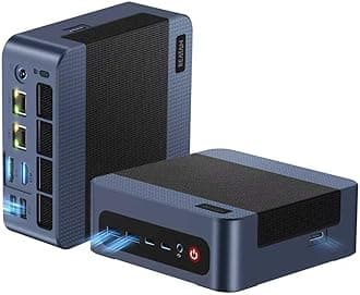 Reatan A6 Mini Gaming PC AMD Oculink Ryzen 7 7840HS (8C/16T, up to 5.1GHz) Mini Desktop Computer, 32GB DDR5 5600MHz 1TB PCle4.0 SSD Mini PC, Quad Display&Dual 2.5G RJ45&HDMI/DP/USB-C, WiFi 6E, BT 5.2