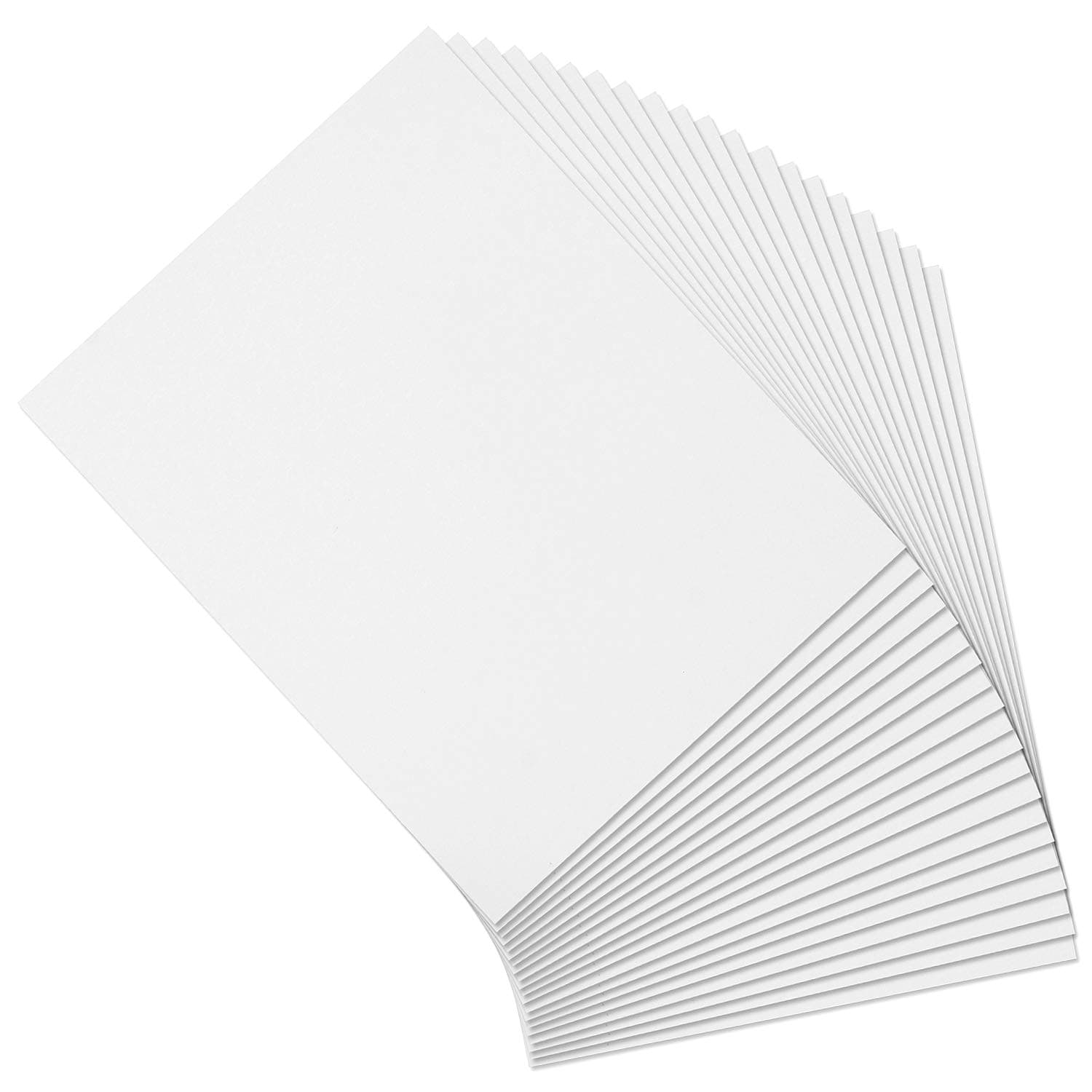 20Pack Foam Boards, 27.9 cmx110.2 cm Foam Core Backing Board White, 1/8" Thickness Mat Boards Poster Boards Polystyrene Poster Board Signboard Perfect for Presentations, School, Office & Art Projects