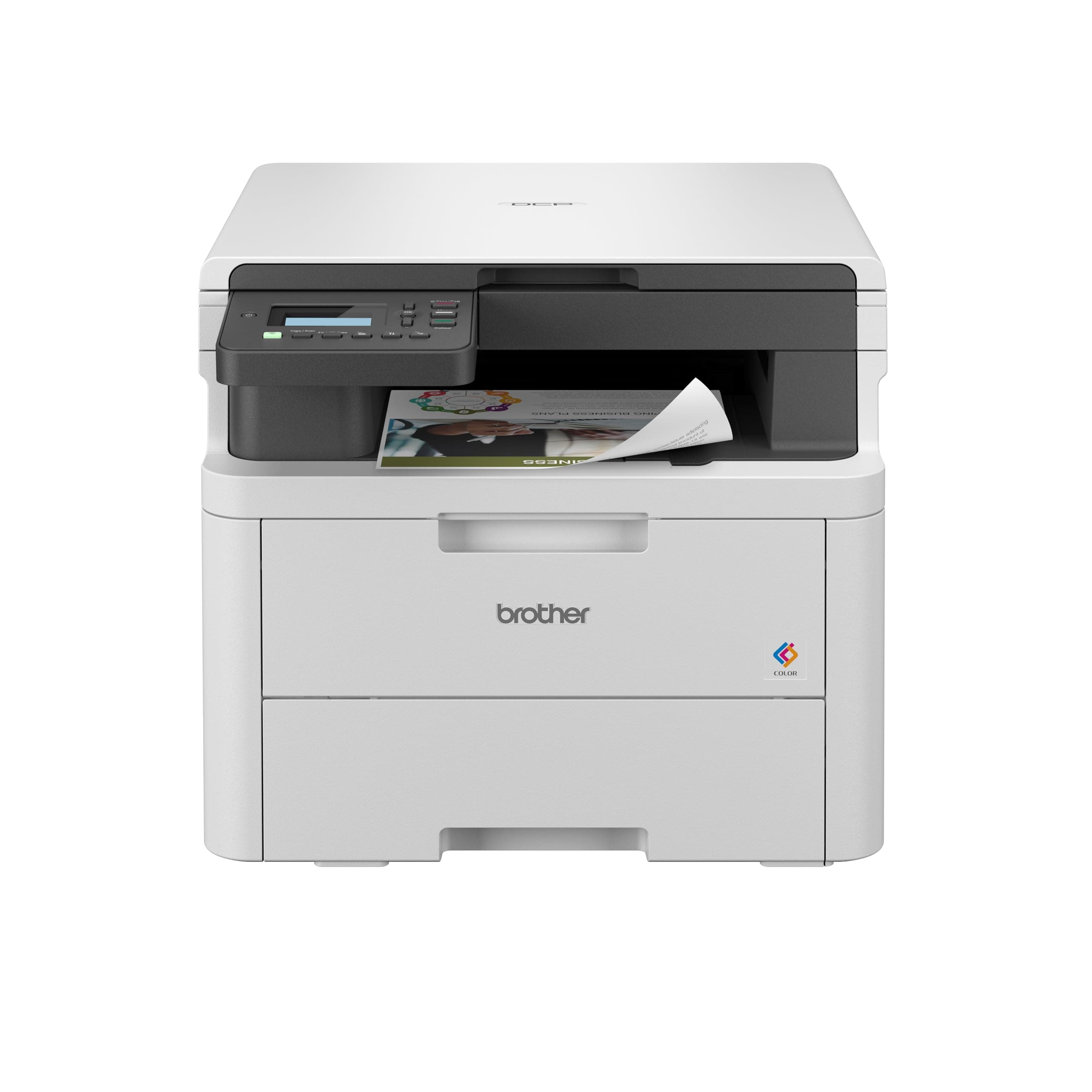 Brother Wireless All in One Printer, DCP-L3520CDW, with Advanced LED Color Laser Print, Duplex & Mobile Printing, High Yield Ink Toner