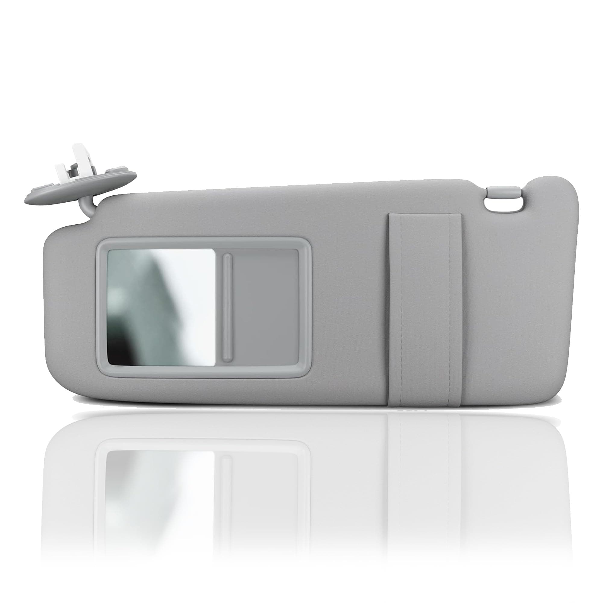 SAILEAD Left Driver Side Sun Visor Replacement Compatible with Toyota Venza with Sunroof and Light, Replacement for Venza 2009 2010 2011 2012 2013 2014 2015 2016, Grey, LH