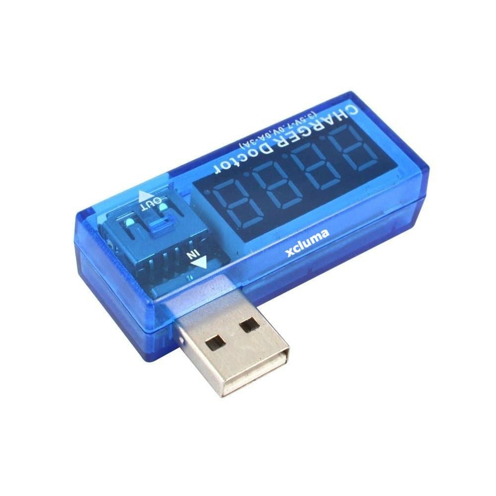 xcluma Digital Usb Mobile Power Charging Current Voltage Tester Meter Mini Usb Charger Doctor Voltmeter Ammeter