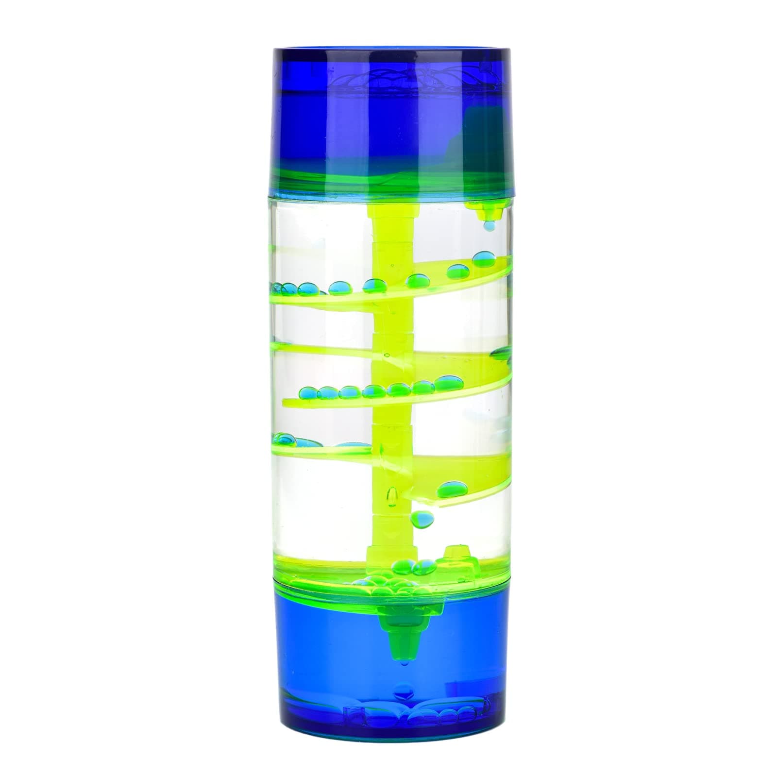 CAILINK Liquid Motion Bubbler,1 Pack Cylinder Liquid Timer for Sensory Play,Calming Relaxing Fidget Water Toy Stress Management for Kids and Adults,Home Office Desk Decor