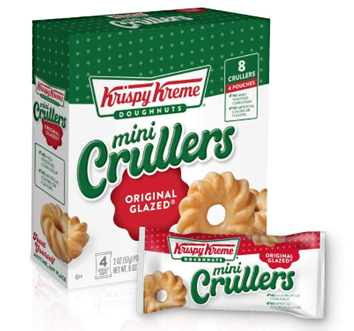 Krispy Kreme Mini Crullers (Original Glazed, 8 Ounce (Pack of 1))