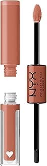 NYX Professional Makeup Lip Gloss, High Pigment, Long Lasting Lip Shine, No Transfer, Shine Loud, Glass Shine, Upto 16H Wear, Vegan Formula, Shade: Goal Crusher