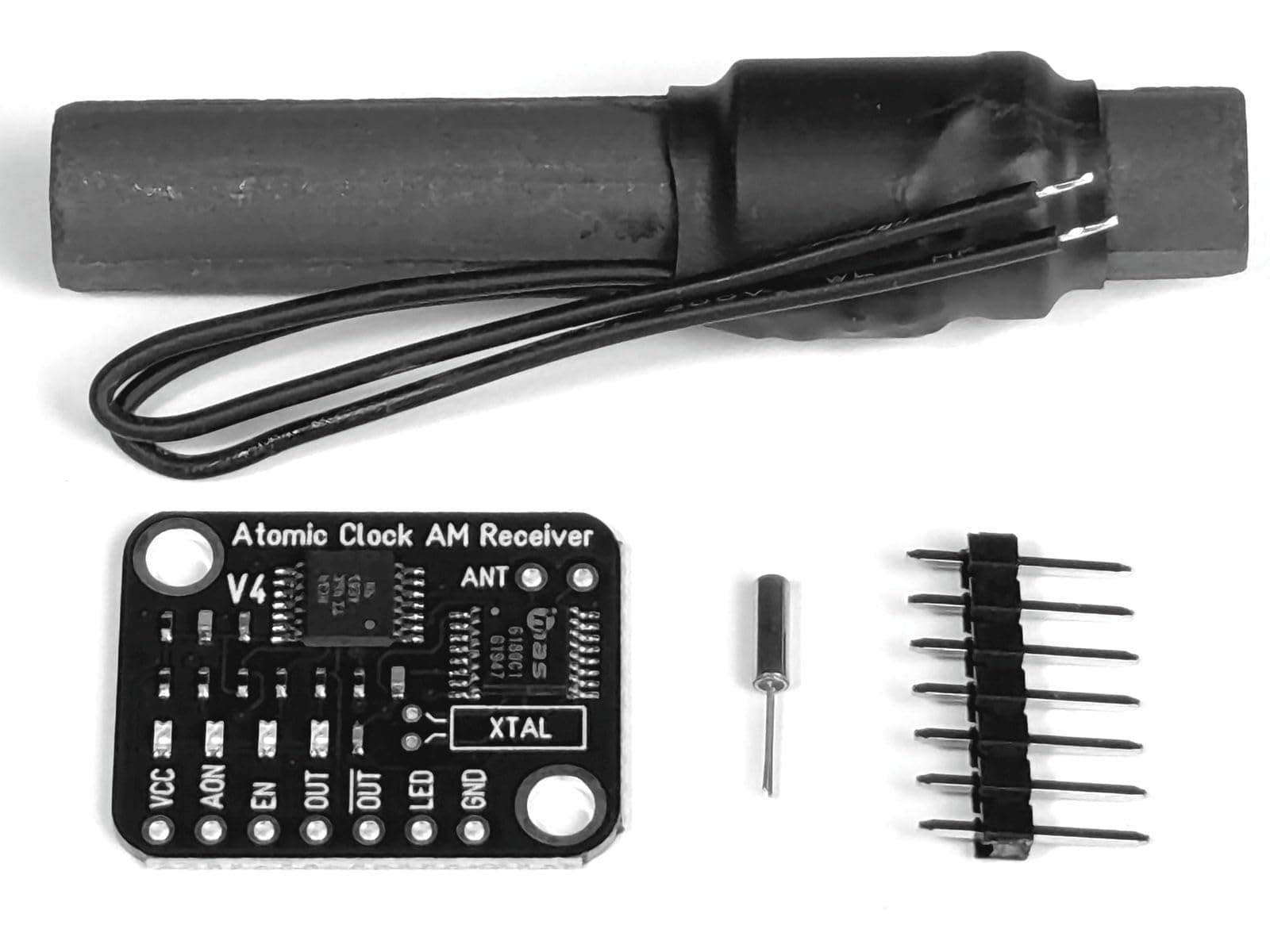 CANADUINO Atomic Clock AM Receiver ADK 60kHz - Compatible with WWVB JJY60 MSF - Antenna Included