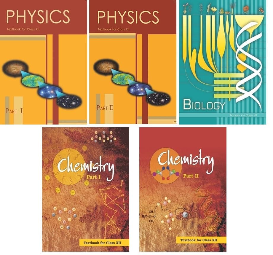 NCERT Textbook for Class -XII | Physics Part-I | Physics Part- II | Chemistry Part-I | Chemistry Part- II | Biology | 5 Books Set | Latest Edition Paperback – 19 March 2025