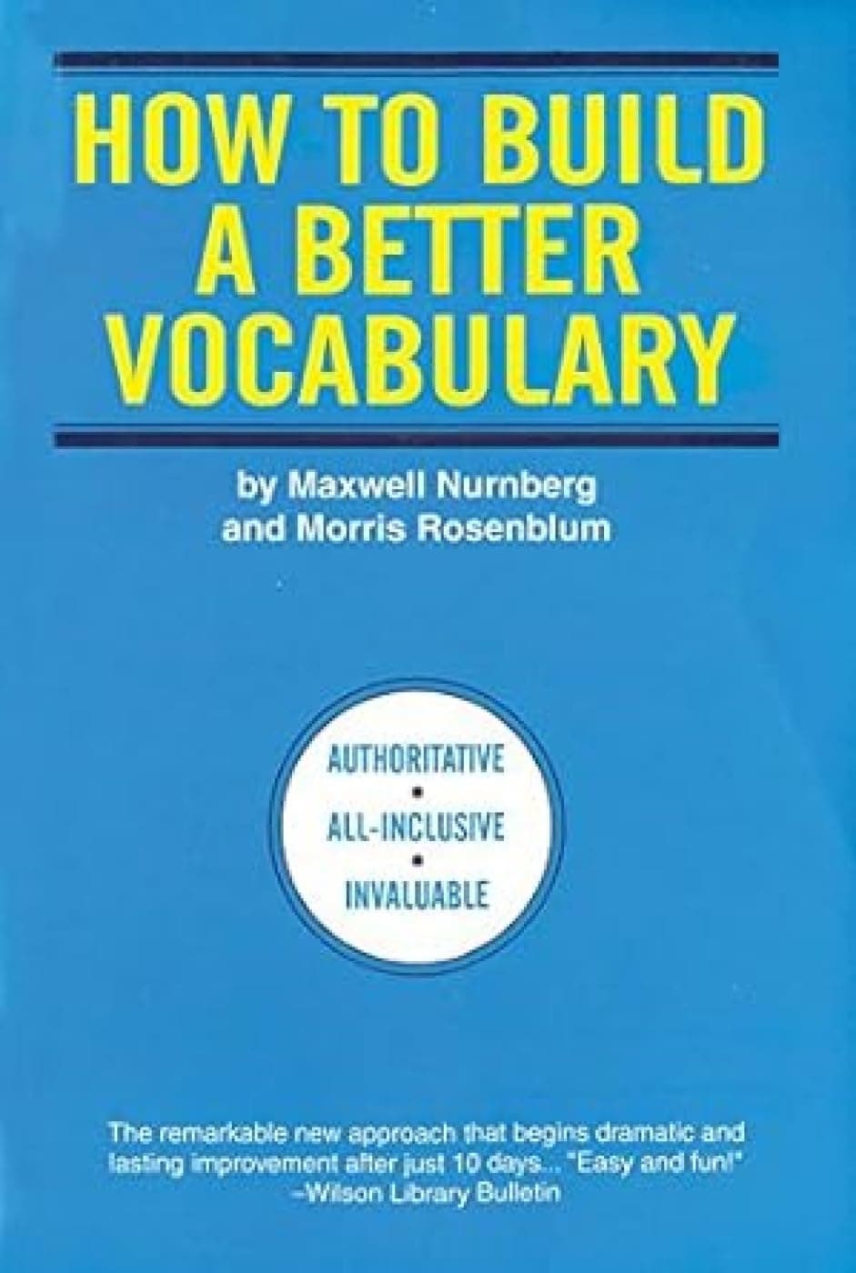 How to Build a Better Vocabulary