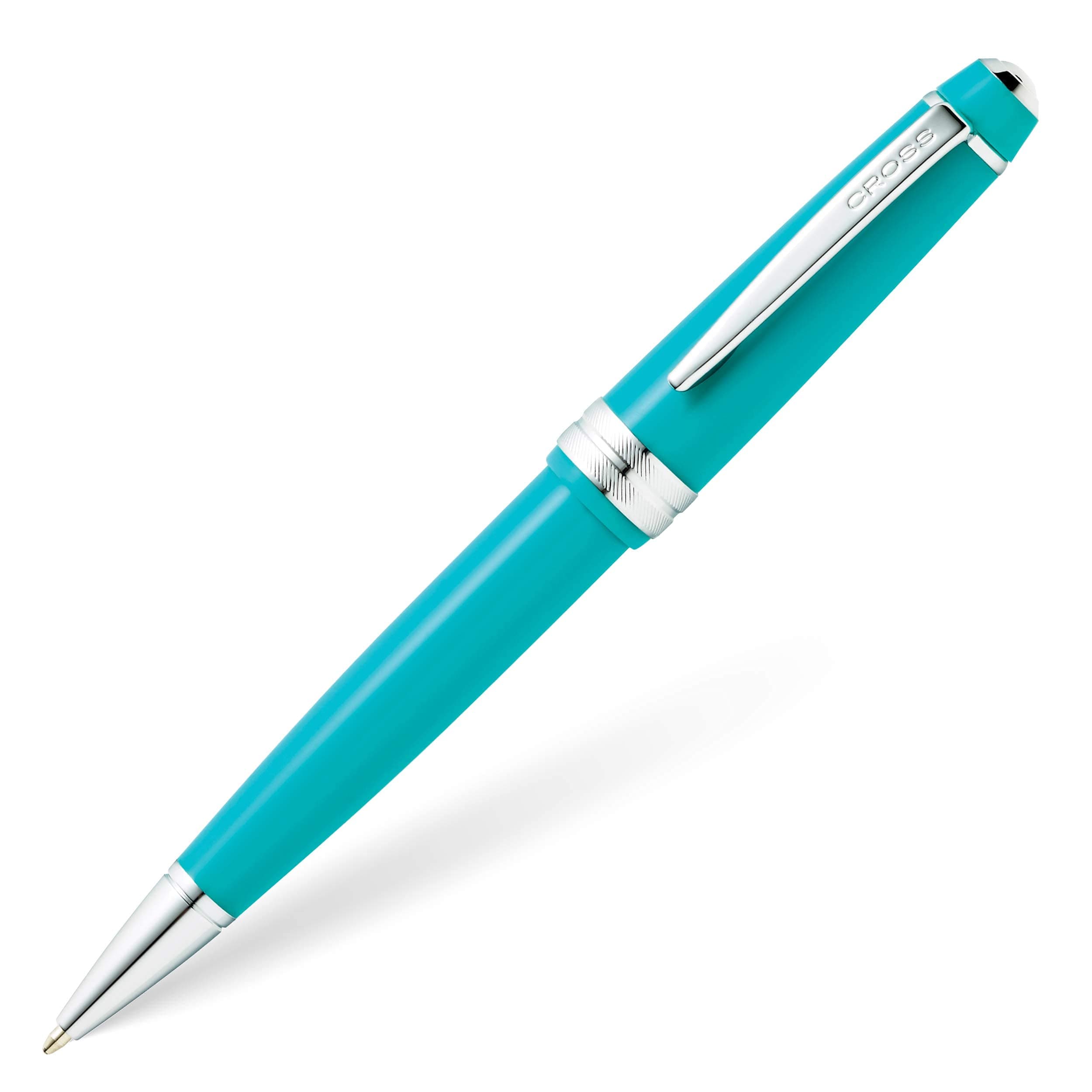 Cross Bailey Light Refillable Ballpoint Pen Presented in a Everyday Gift Box - Medium Point, Black Ink, Polished Teal