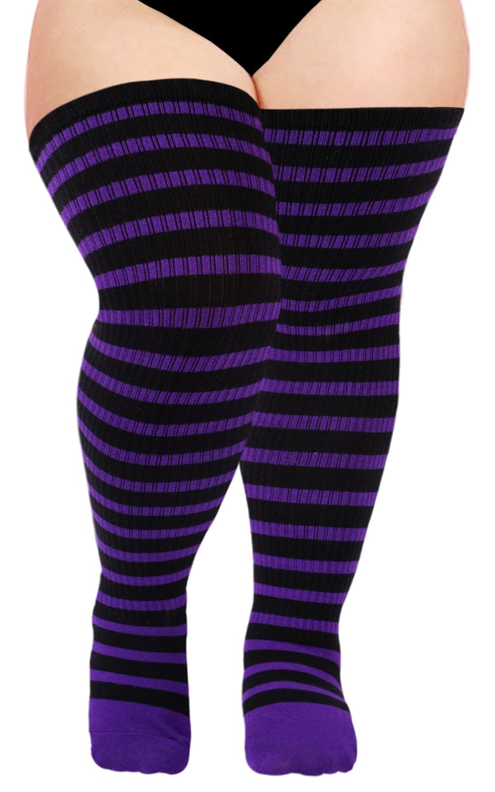 Plus Size Thigh High Socks