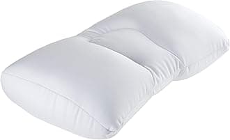 Remedy Microbead Pillow - Moldable and Temperature Regulating Cushion Ergonomic Pillow - Supports Head, Neck and Shoulders for Restful Sleep and Travel - (White)