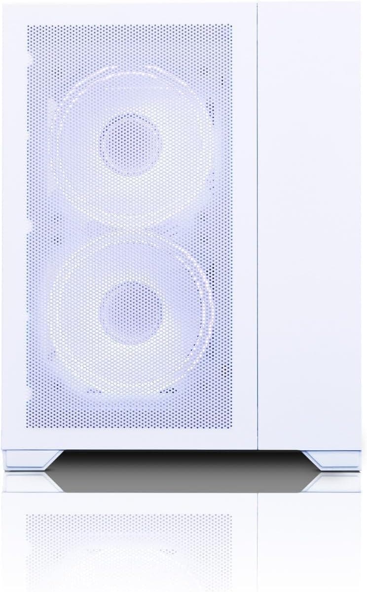 𝗔𝗗𝗠𝗜 Gaming PC Intel Core i5 14400F CPU Liquid Cooled | NVIDIA GeForce RTX 4060Ti 8GB | 16GB 3200MHz LPX | 600mbps WiFi | 1TB NVME SSD | White Cube Case | Windows 11