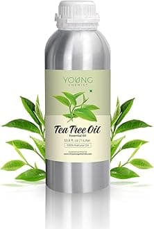 Young Chemist Tea Tree Essential Oil - 1 Litre | Industrial Size, 100% Pure for Professional Use - Acne, Antifungal, Aromatherapy, Cleaning Solutions