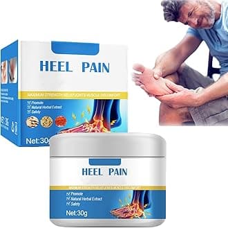 Heelcure Plantar Relief Cream,Heel Cre/am,Heel Balm Soothing and Healing Cr/eam,Fast-Acting Foot and He/el Rel/ief Cr/eam,Foot C/ream for Cracked He/el,Fo/ot Massage Re/lief C/ream