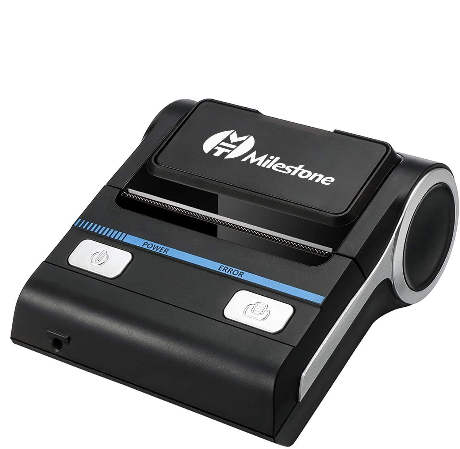 Receipt Printer 80mm Bluetooth, Meihengtong Handheld Mini Portable Bluetooth 4.0 Receipt Ticket Printer Wireless with Rechargeable Battery, Compatible with Android iOS