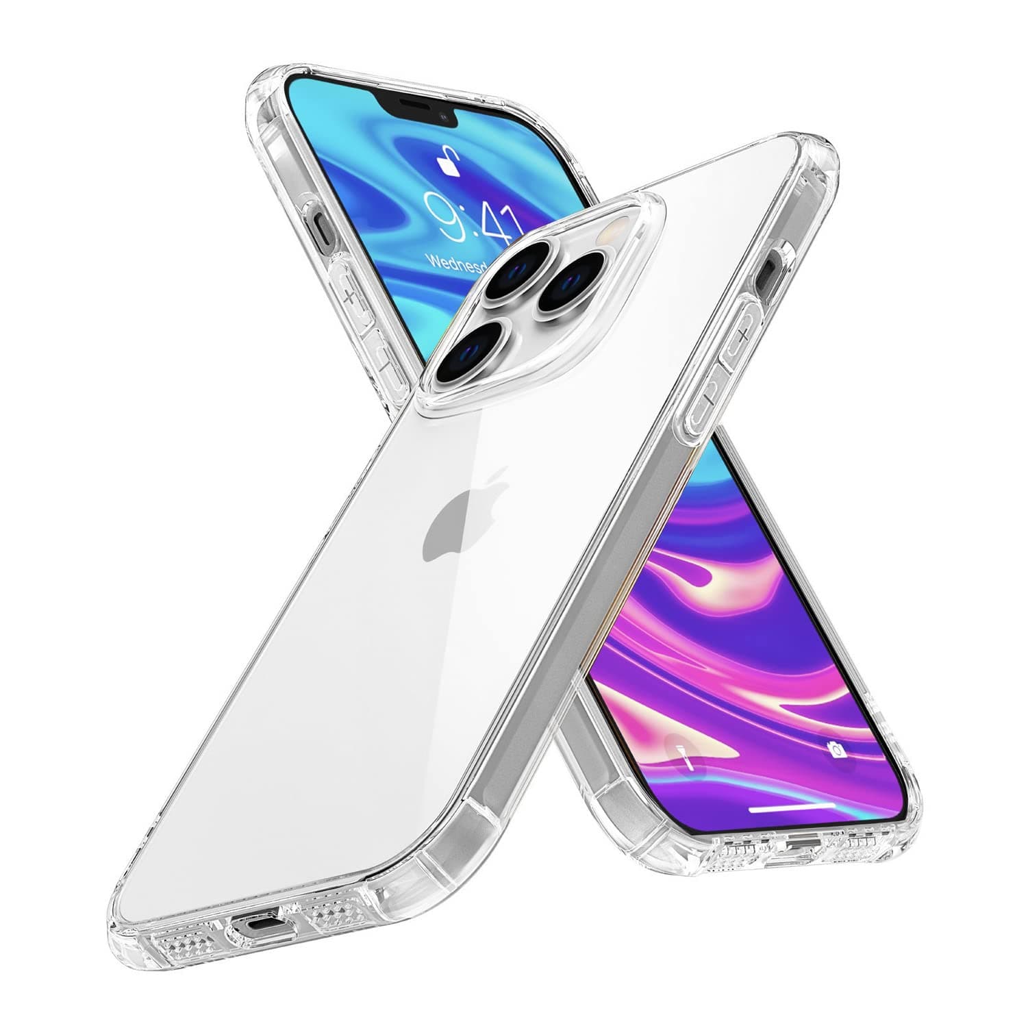 [Anti-Yellowing Technology Designed for iPhone 12 Case (2020) - Crystal Clear