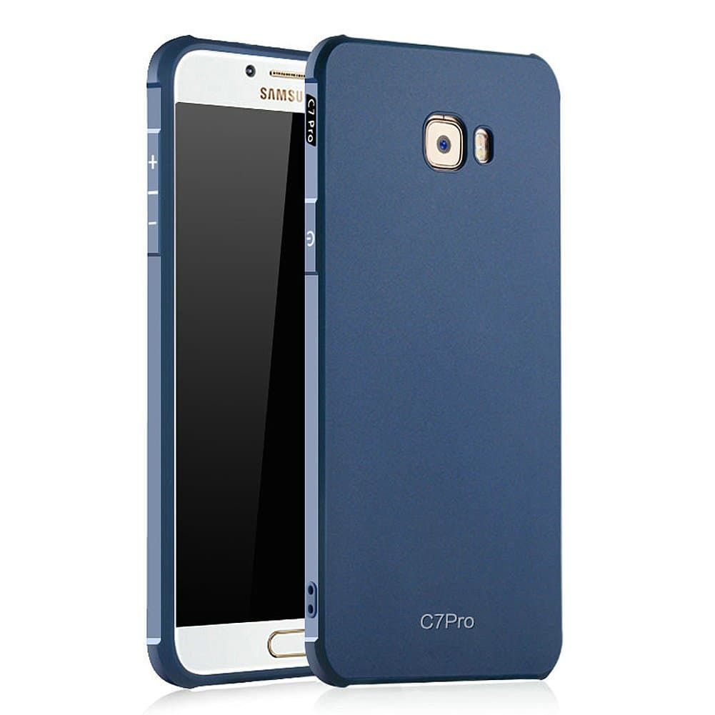 Hevaka Blade Samsung Galaxy C7 Pro Case - TPU Shell Case Cover for Samsung Galaxy C7 Pro - Blue