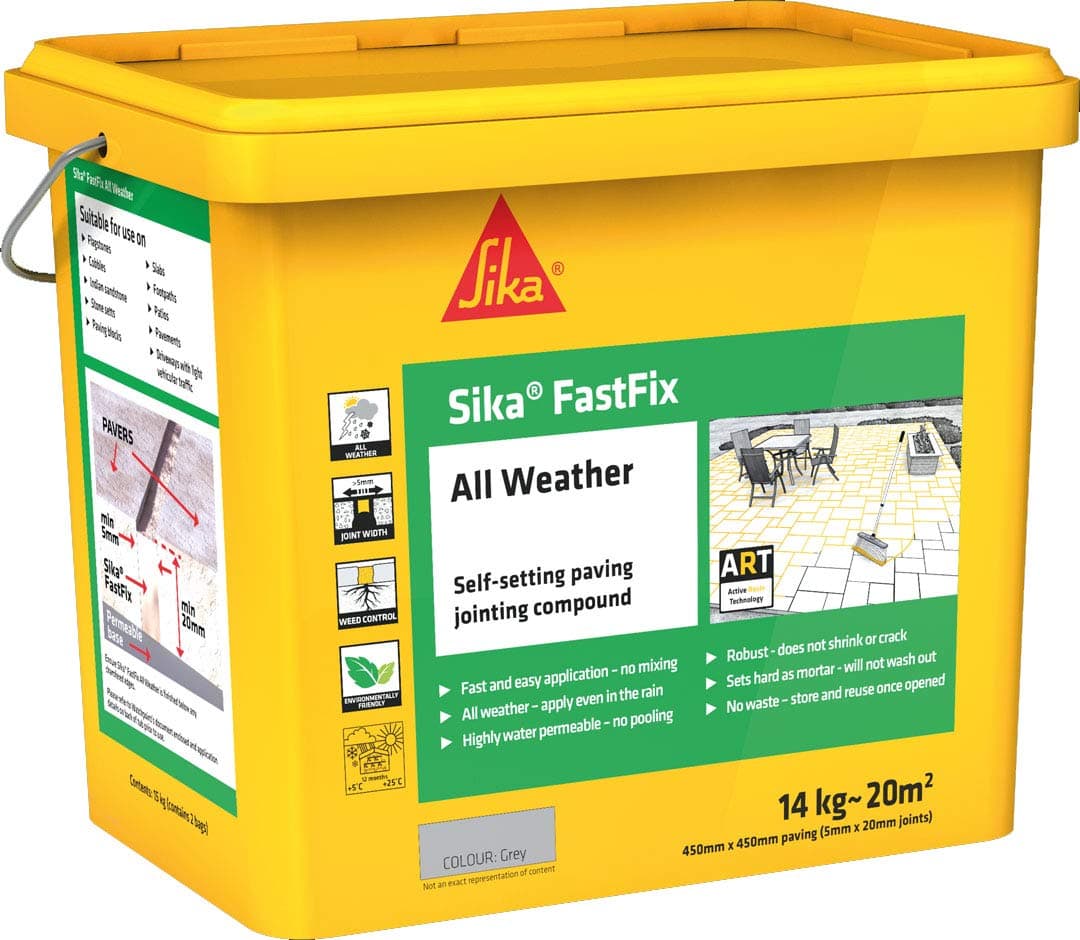 Sika FastFix Grey Paving Pointing Compound 14 Kg