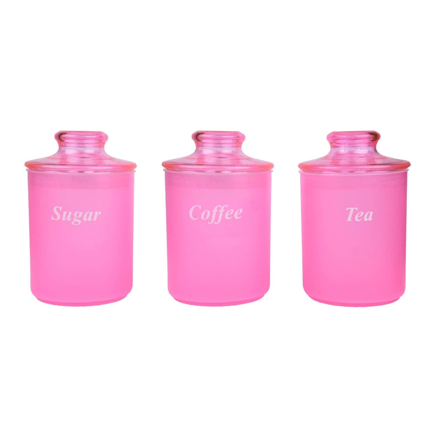 Laplast Plastic Container, Set of 3, Pink