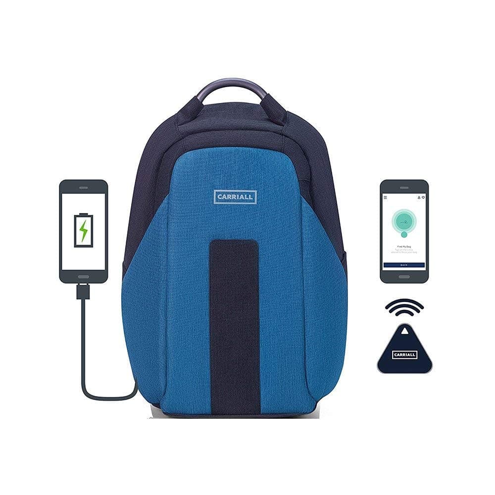 VASCO Smart Laptop Backpack With Bluetooth Connectivity with Mobile App, USB Charging port, Anti-Cut Anti Theft and Water resistant, Office Bag for Business, Work, College, Travel, Men and Women