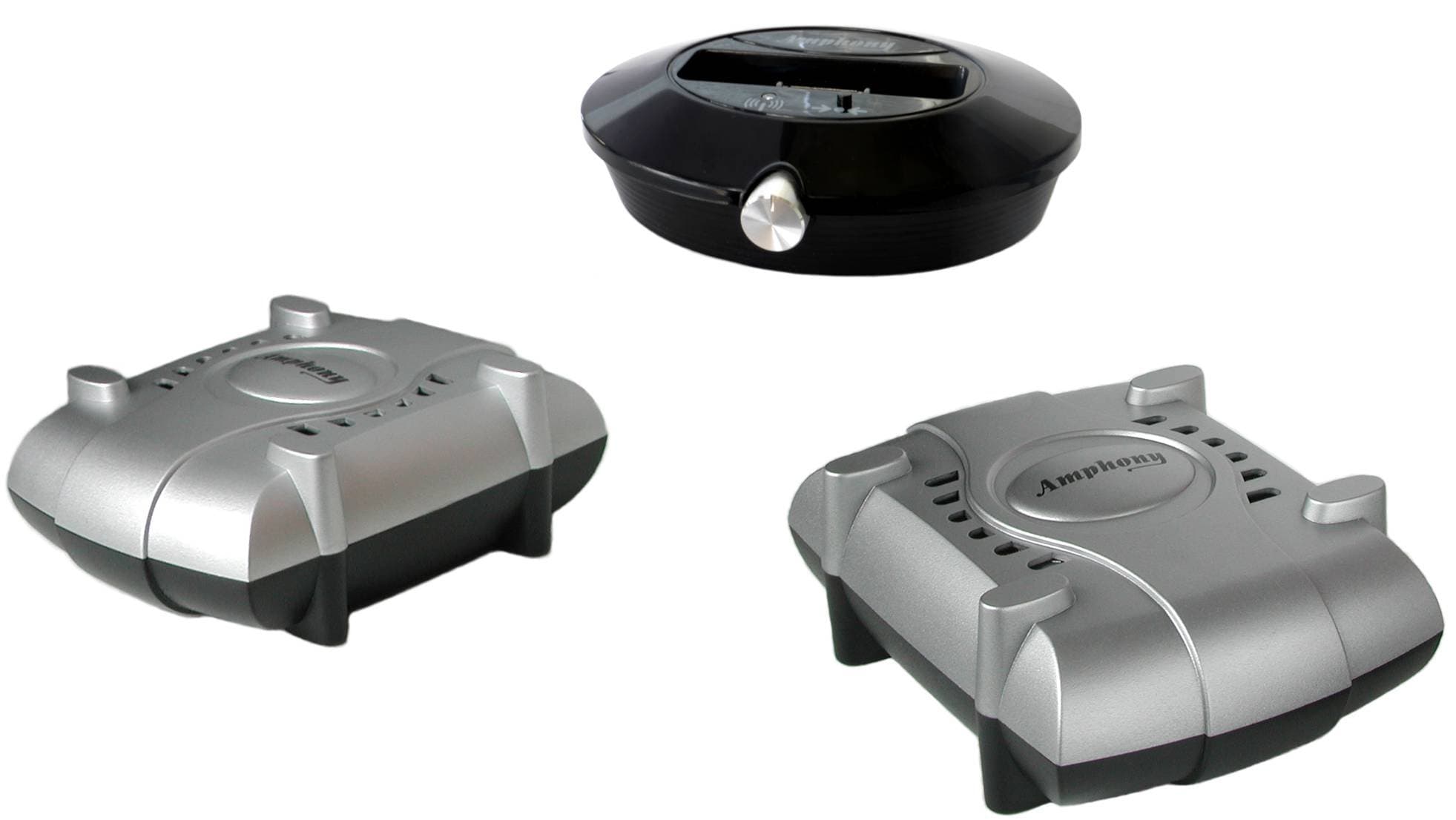 Wireless Speaker Kit with two Wireless Amplifiers, Model 1800, Makes Surround Speakers Wireless, 2x80 Watts, 100 m range, Connect to any Audio Source, Better-than Bluetooth Digital Wireless