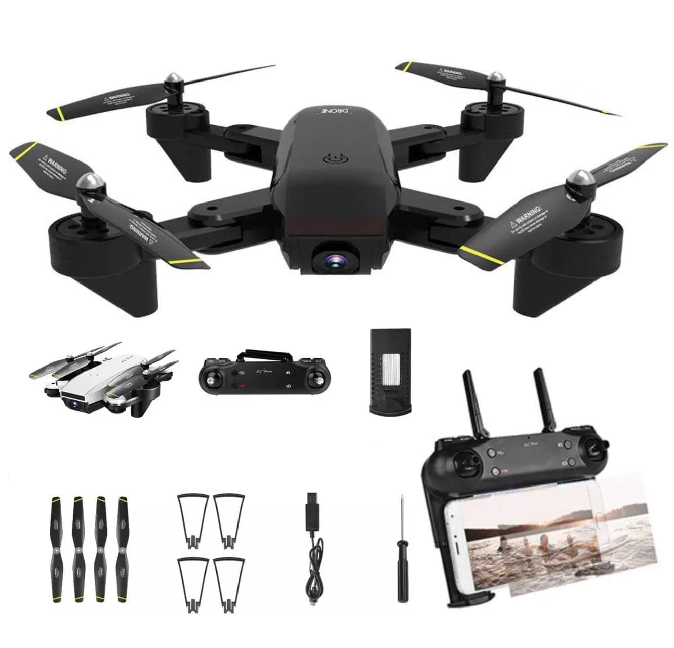 SOLALA SG700-D Optical Follow Drone with Double Camera Selfie 4K WiFi FPV Quadcopter Auto Return Radio Control RC Helicopter