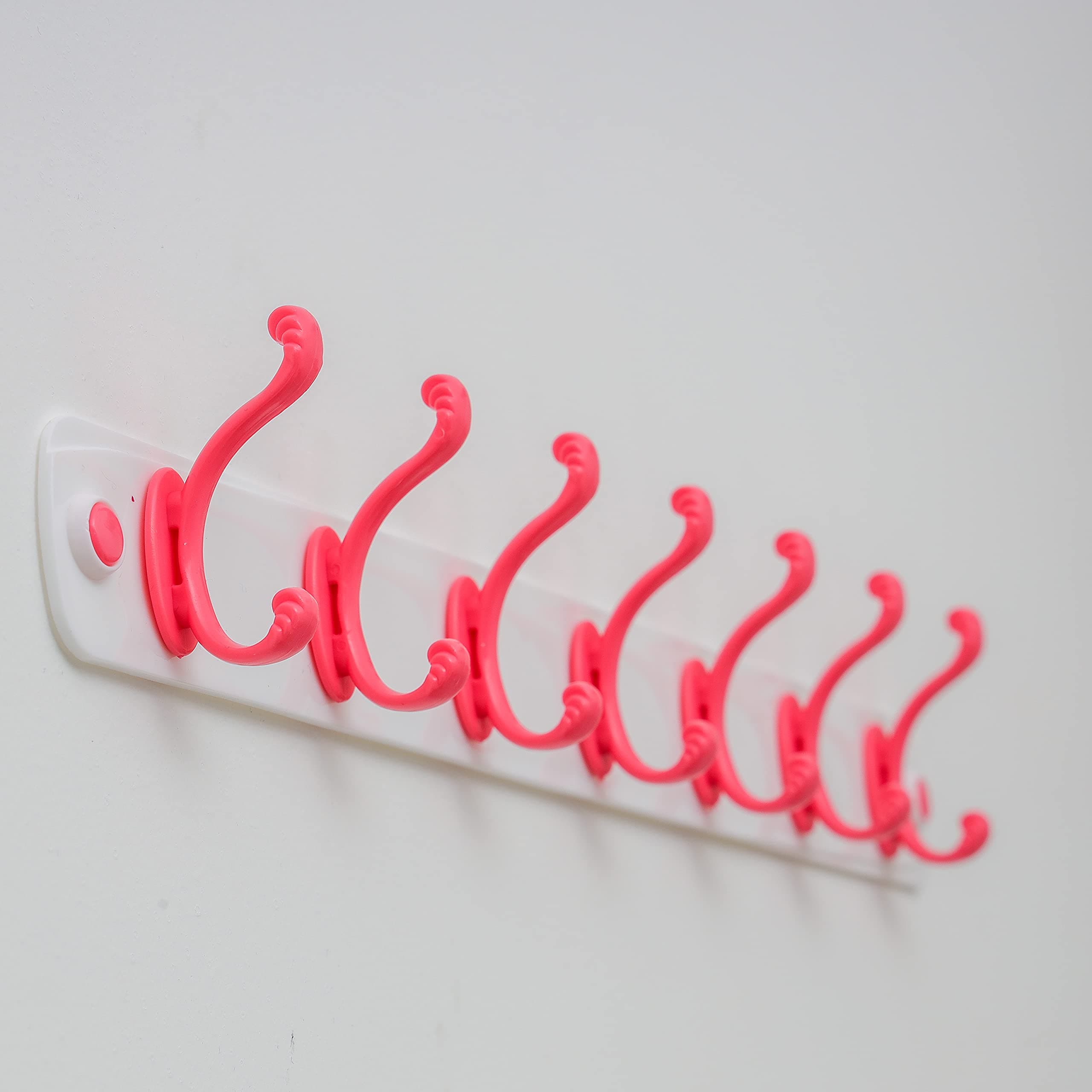 Delcasa 7 Pcs Clip Hook, Dc2029 | Self Adhesive Wall Hook | Heavy Duty Waterproof For Bathroom, Kitchen, Coat, Towel, Robe Hanger