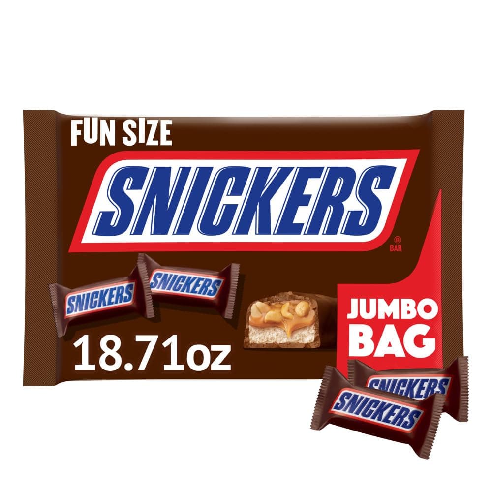 Fun Size Chocolate Candy Bars, 18.71 oz Jumbo Bulk Candy Bag