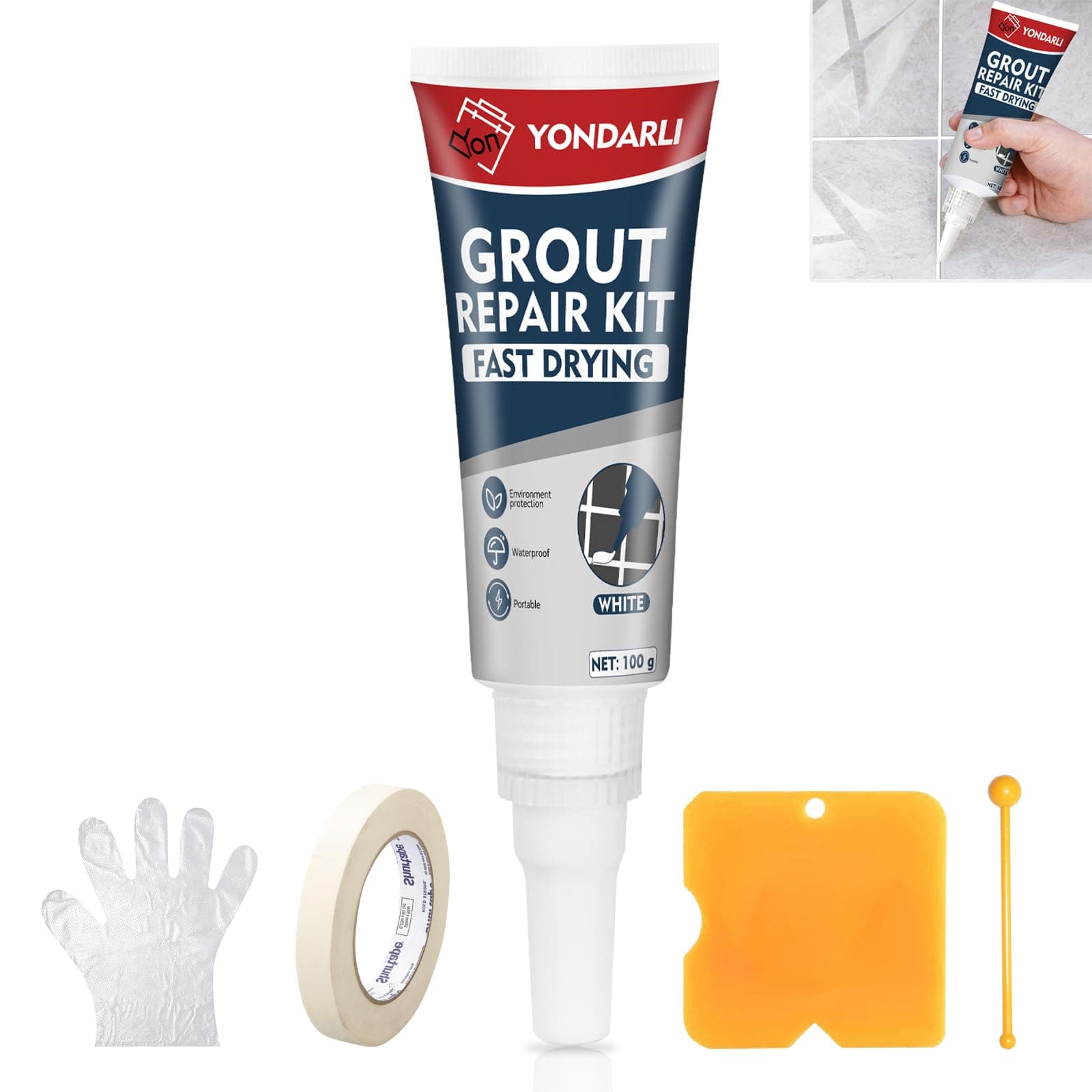 White Grout Repair Kit(2 Pack)