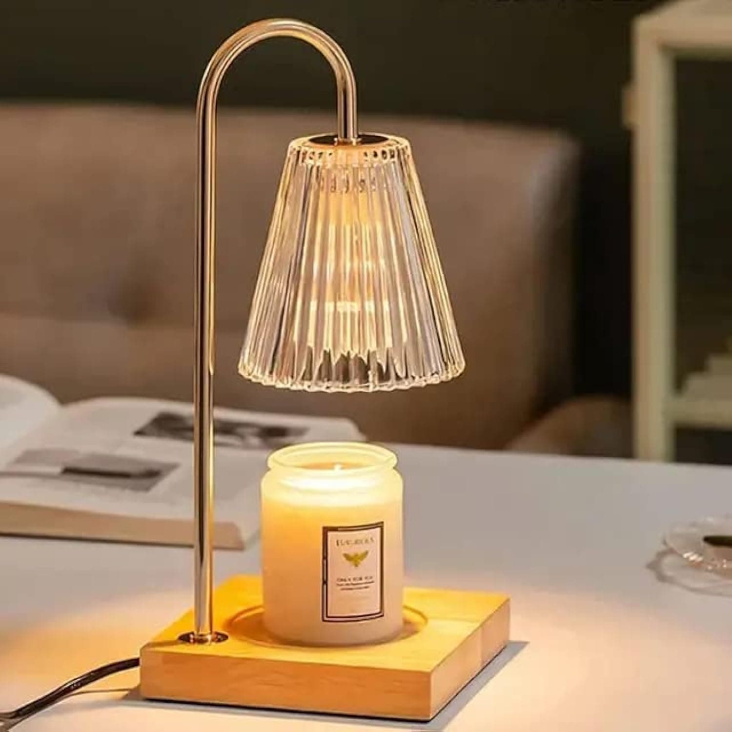Candle Warmer Lamp with Bulb and light control for Scented Candles, Jar Candles, Night Lamp, Candle Lamps