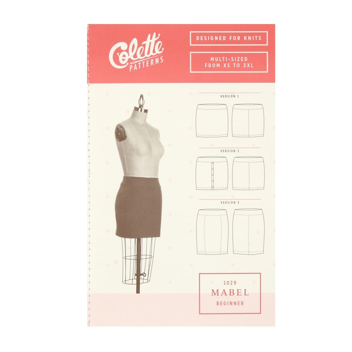Colette Patterns Colette Mabel Misses Skirt Pattern Craft Supplies