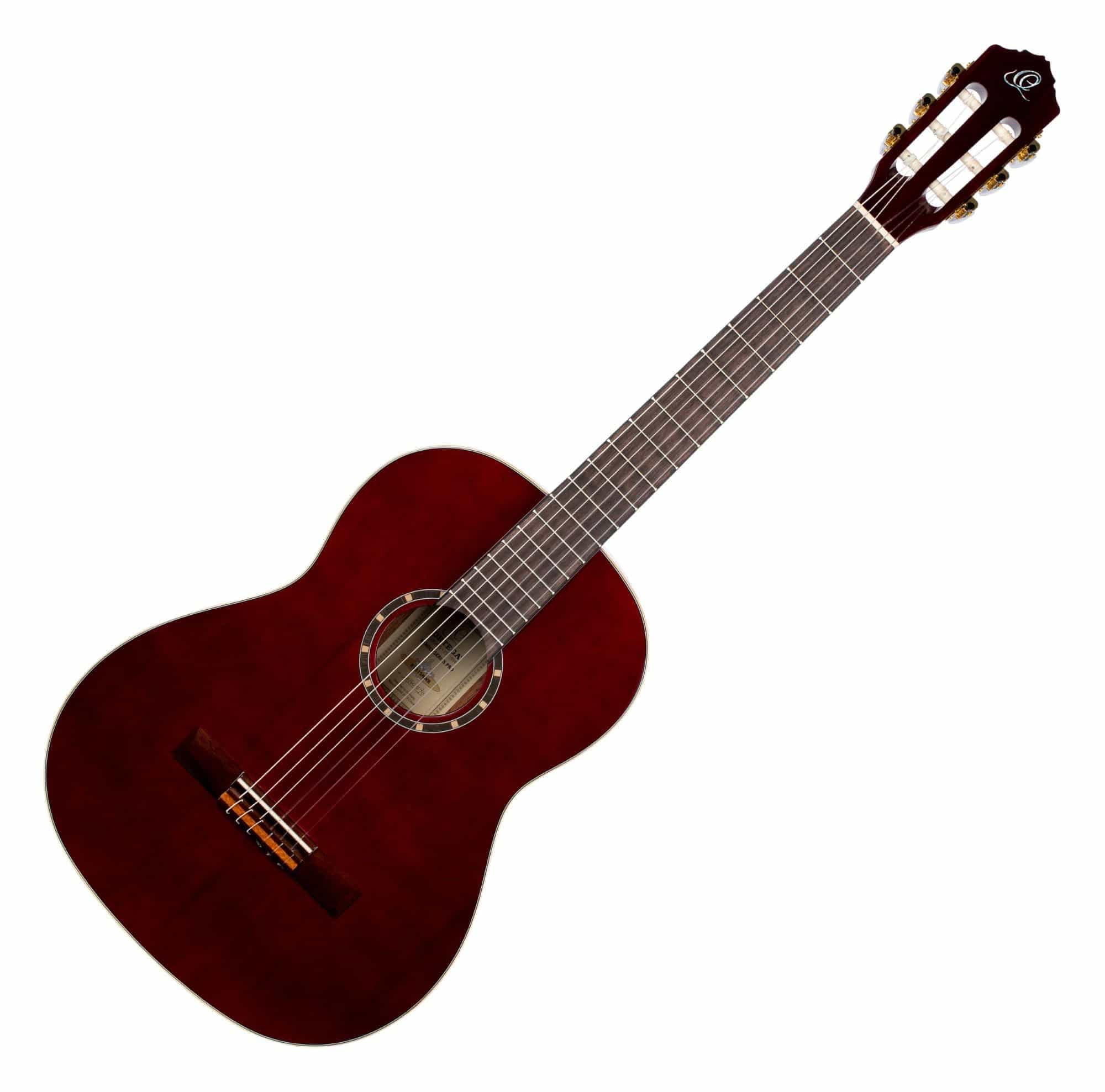 Ortega Guitars6 String Family Series Pro Solid Top Slim Neck Nylon Classical Guitar w/Bag, Right (R131SN-WR)