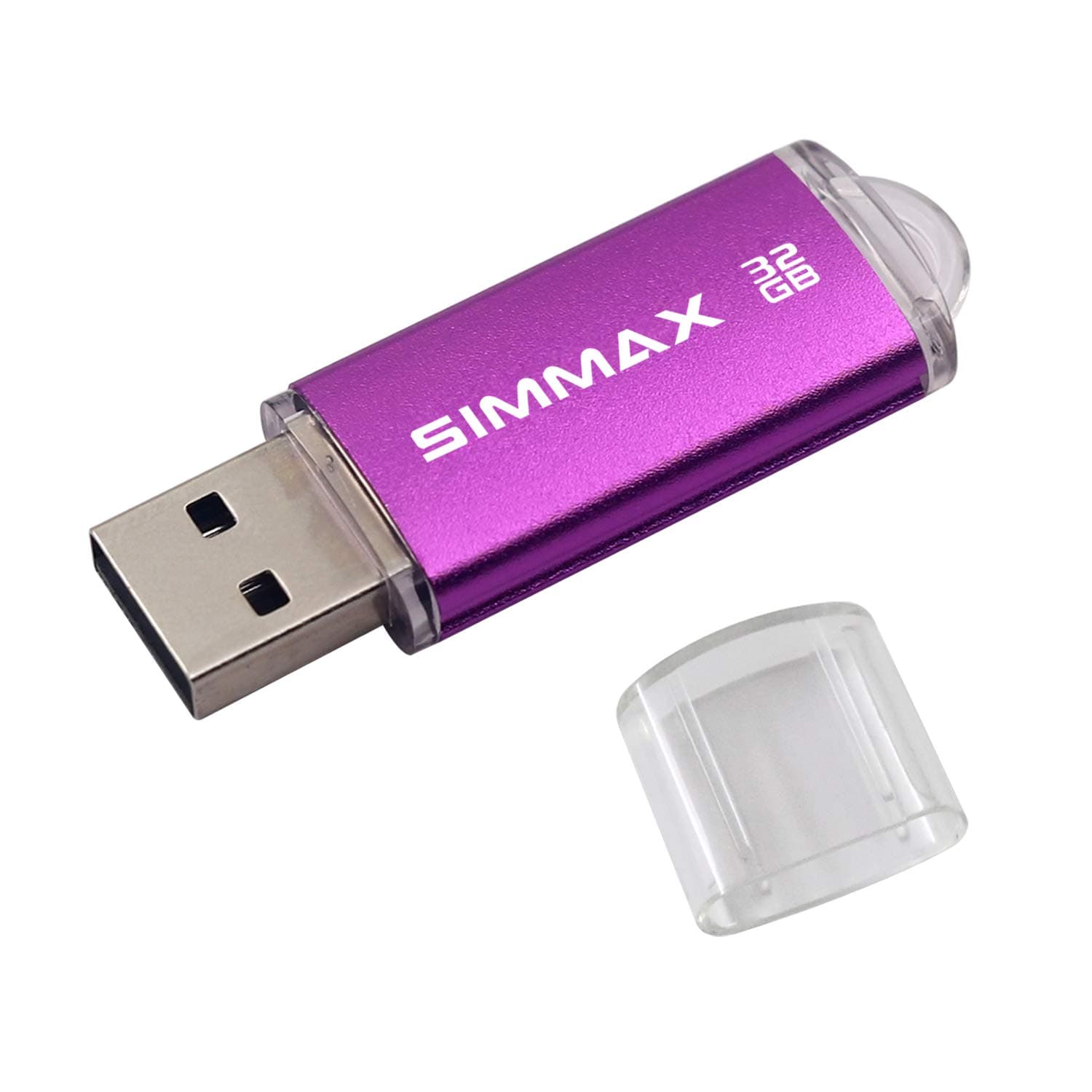 Memory Stick 32GB USB 2.0 Flash Drives Thumb Drive Pen Drive (32GB Purple)