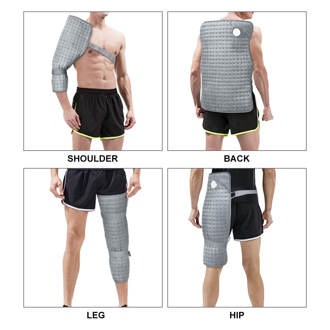 Versatile Electric Heating Pad Extra Large 20"x24"- for Shoulder Arm Joint Lower Back Knee Pain Relieve Sore Muscles Soothe - Oversized Heated Pad