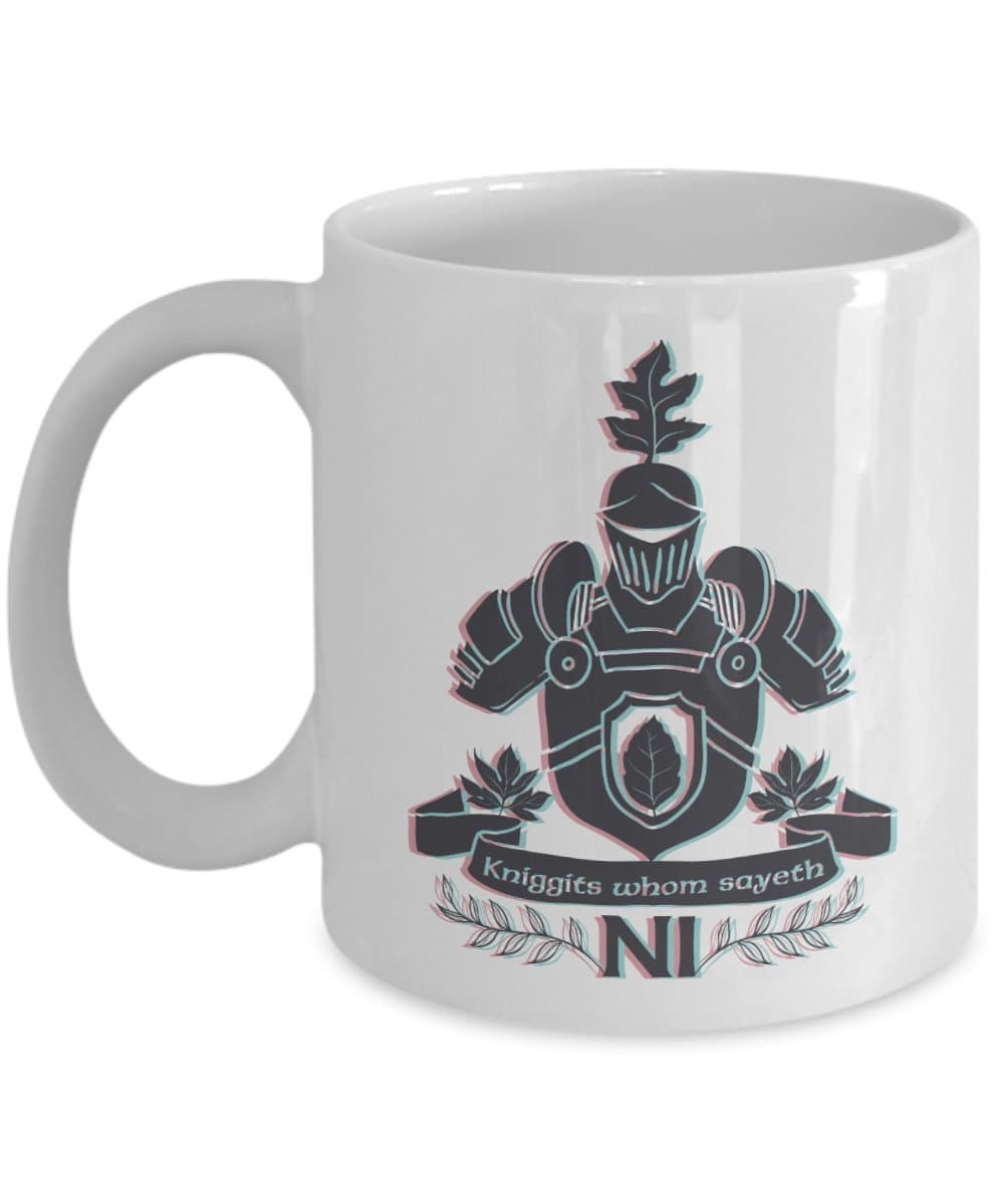 Monty Python Coffee Mug - Knights Who Say Ni By: Trinkets & Novelty - Perfect Monty Python Merchandise