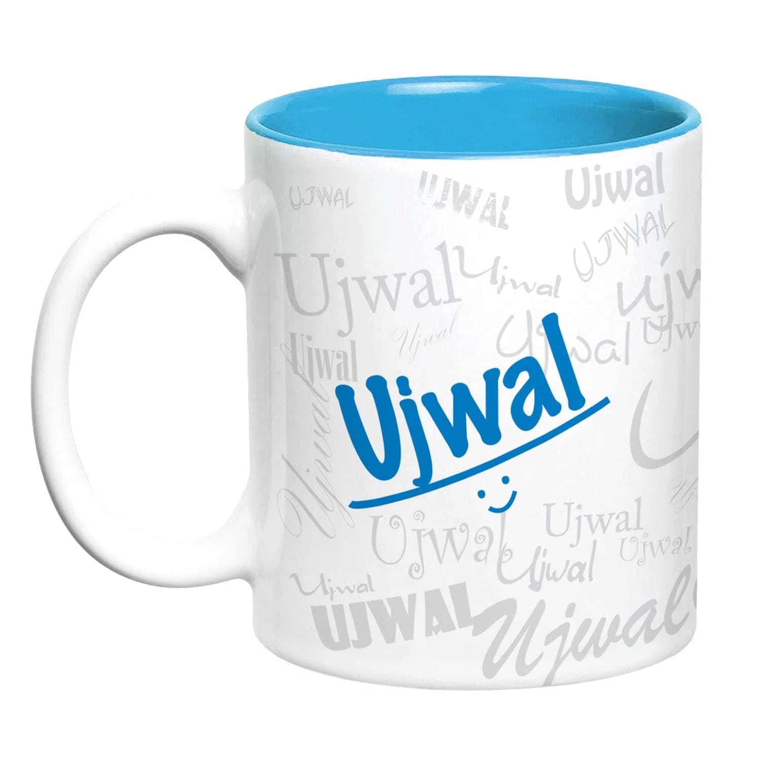 Hot Muggs Me Graffiti Mug - Ujwal Personalised Name Ceramic, 315ml, 1 Unit