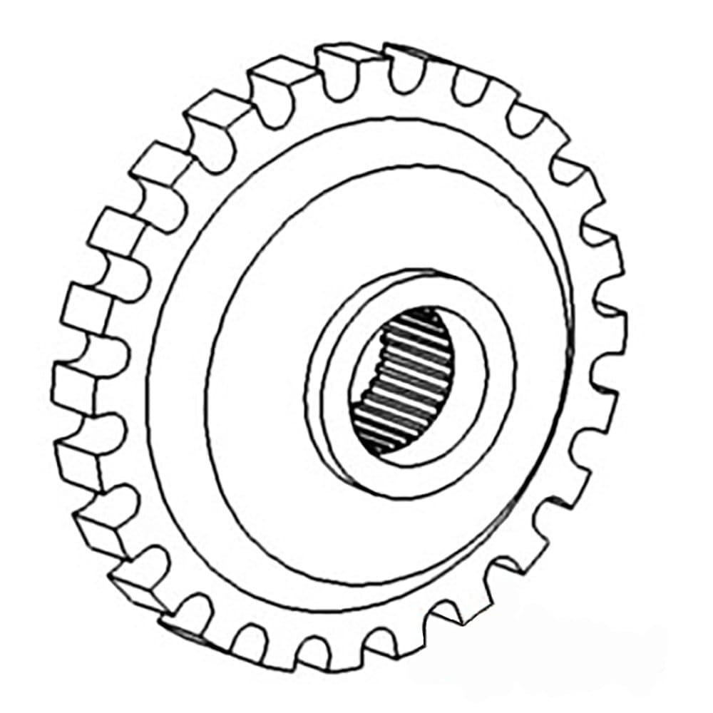 A155636 Trans Park Lock Gear For Case-IH Tractor Models 1896 2090 2094 2096