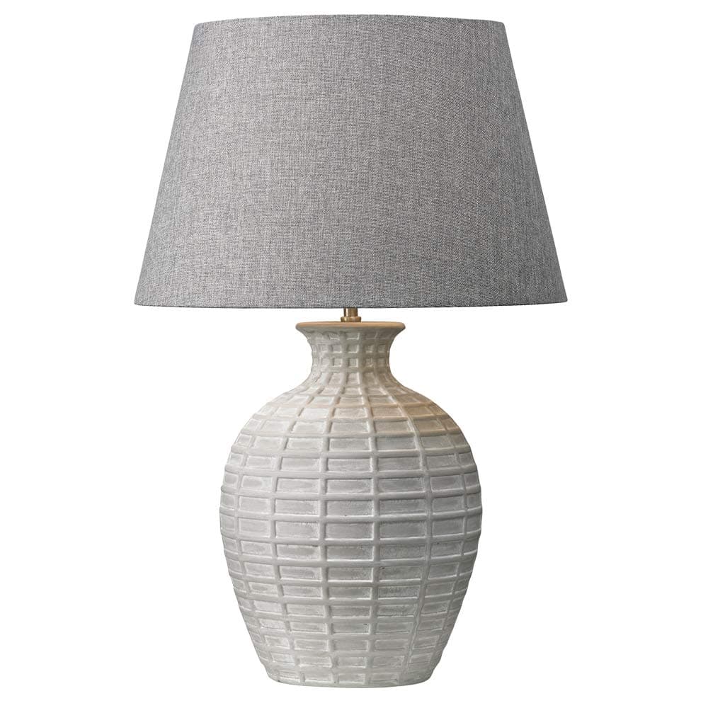 Greta 70 cm Table lamp Grey, Chalky White