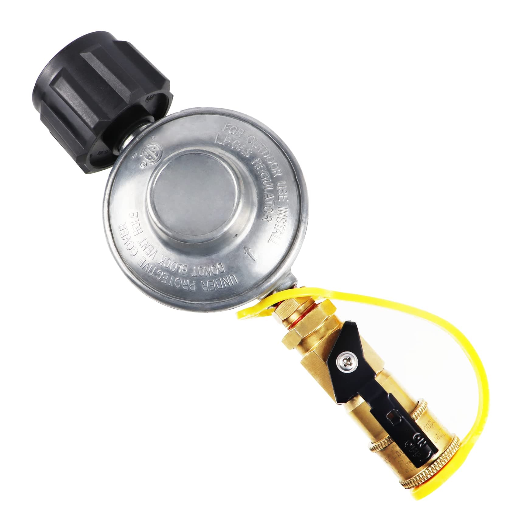 Propane Quick Connect Adapter,1/4 "Quick Connect Fittings,Connect 5-60Lb Propane Tank to Grill,For heaters, Grills,Propane Regulator,RV Propane Regulator,Propane Quick Connect,Propane Tank Regulator