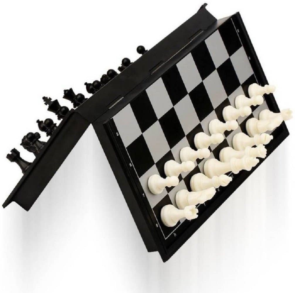 Montez Big Size 25 cm Long Foldable Magnetic Classic Chess Board Game