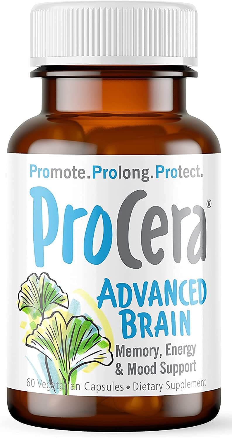 Advanced Brain - Fast Acting - Ingredients Supported by 100+ Studies - Improve Memory, Recall - Concentration - Clears Fog - Mental Clarity - Slows Cognitive Decline - 60 Count