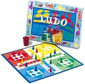 IDEAL | Ludo: traditional board game | Classic Board Games | For 2-4 Players | Ages 3+