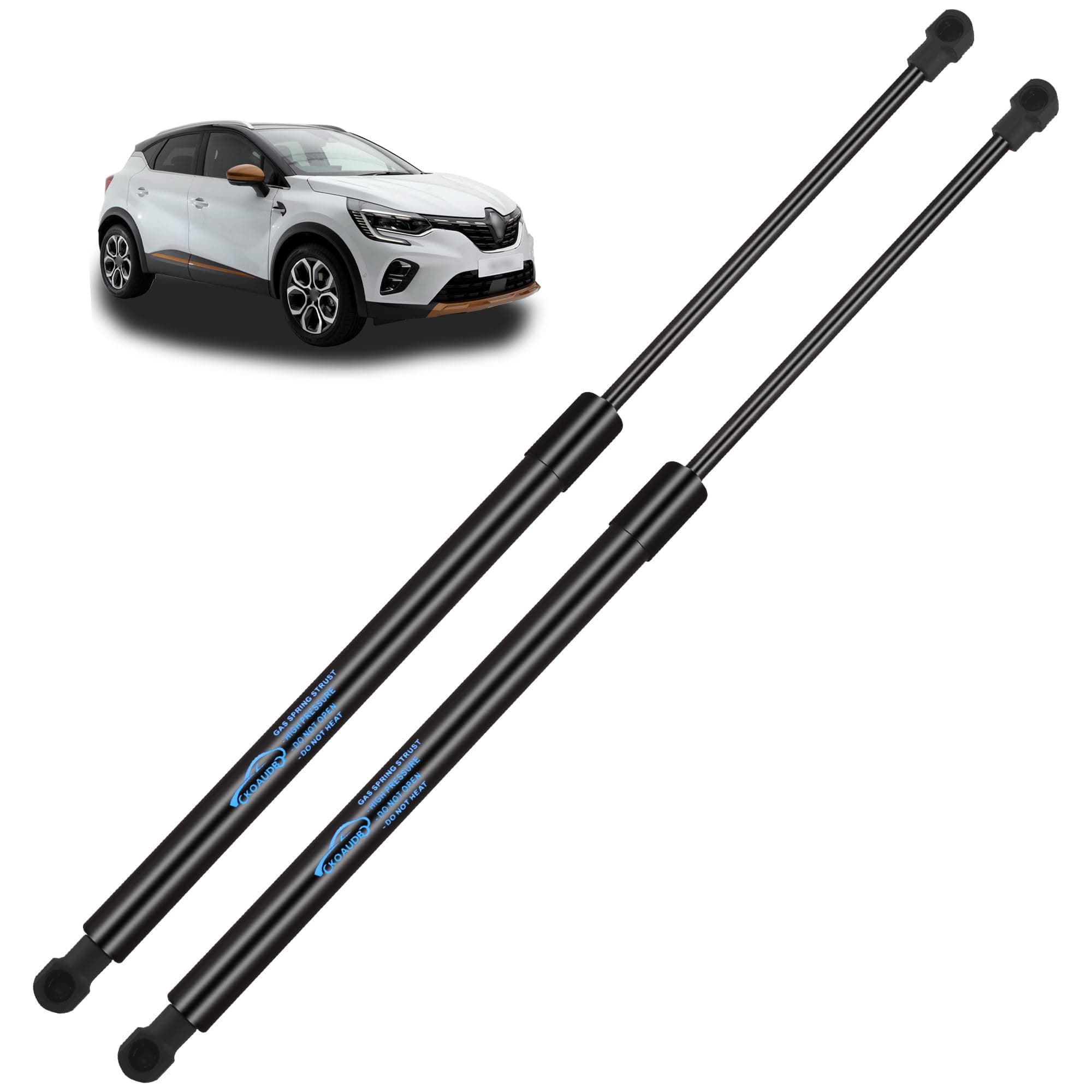 2Pcs Boot Struts for Captur 2013-2019 Rear Tailgate Boot Gas Struts Lift Support System Gas Strut Heavy Duty Car Rear Tailgate Boot Gas Struts Replace #844301324R